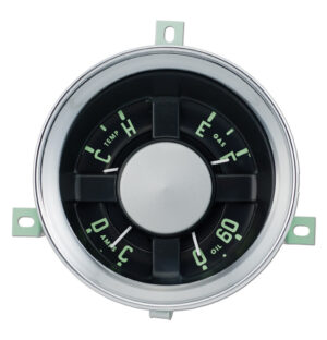 '54-'55 Gauge Cluster Assembly - 12V, 6 Cyl