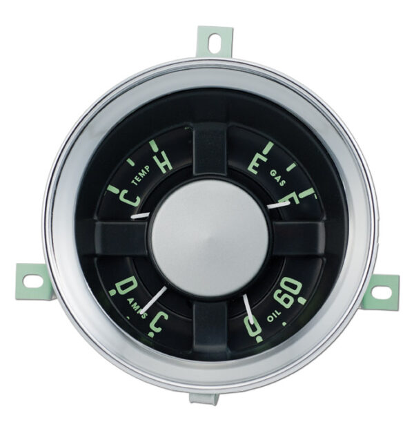 '54-'55 Gauge Cluster Assembly - 12V, 6 Cyl