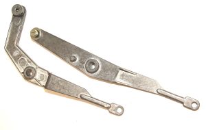 '55-'59 Heater Control Levers with Deluxe Heater