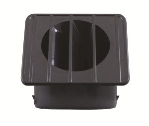 '67-'72 Defroster Top Vent - R/H Black