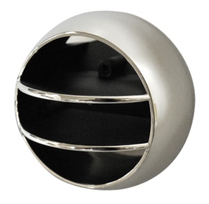'67-'72 A/C Vent Ball - Chrome with Black Painted Inserts
