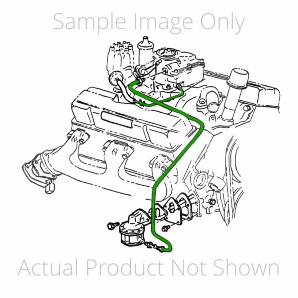 '48 Pump to Carb Line - OE Steel, 1 Ton 6 Cyl