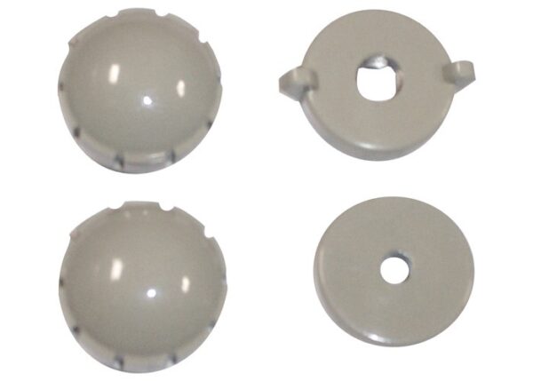 '54-'55 Radio Knob Set - Gray 4 Piece