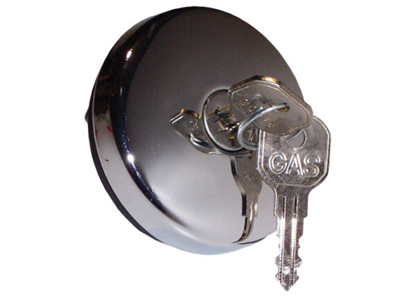 '38-'71 Locking Gas Cap with Two Keys - Chrome