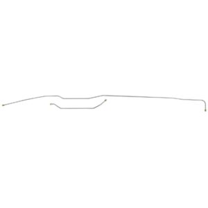 '57 Main Fuel Line Pair - 5/16" Stainless Steel, 2WD V8