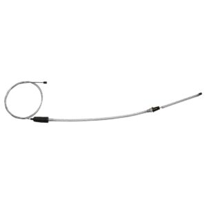 '64-'65 Snap-In Rear Parking Brake Cable - OE Steel, 1/2 Ton 2WD Shortbed