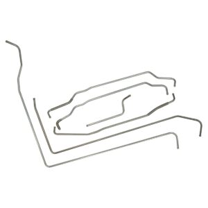 '71 Tank to Stand Pipe Vapor Fuel Line Set - 6 Piece 5/16" Stainless Steel, 4WD