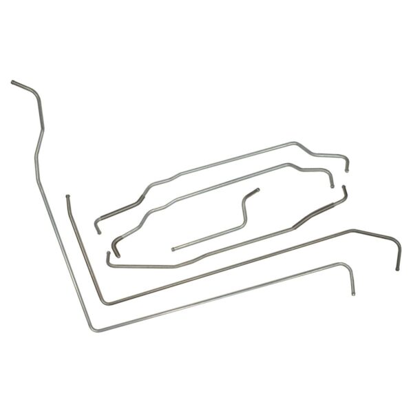 '71 Tank to Stand Pipe Vapor Fuel Line Set - 6 Piece 5/16" Stainless Steel, 4WD