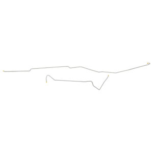 '71 Fuel Return Line Pair - 1/4" OE Steel, 1/2-3/4 Ton 2WD V8
