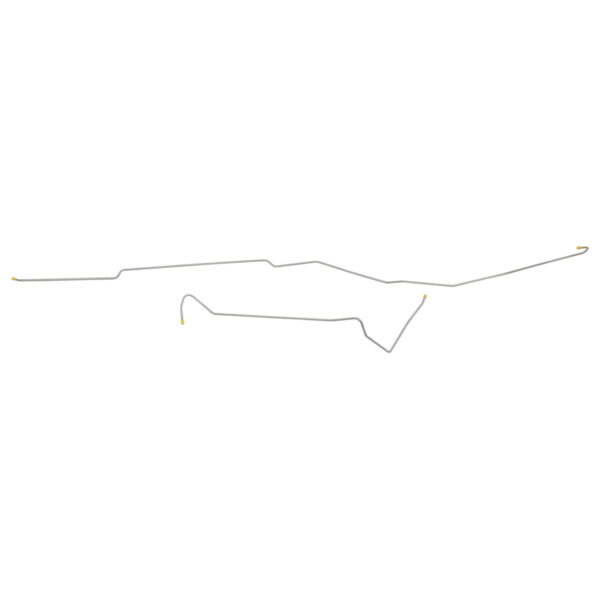 '71 Fuel Return Line Pair - 1/4" OE Steel, 1/2-3/4 Ton 2WD V8