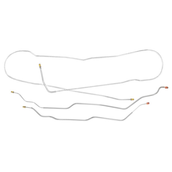 '72 Power Disc Brake Line - 10 Piece OE Steel, 1/2 Ton 4WD Shortbed