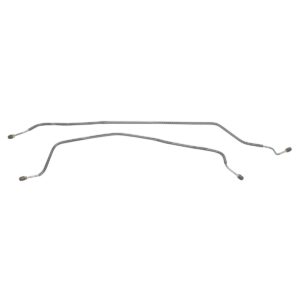 '73-'80 Rear Axle Brake Line Pair - Stainless Steel, 1/2 Ton 4WD Five Lug Standard