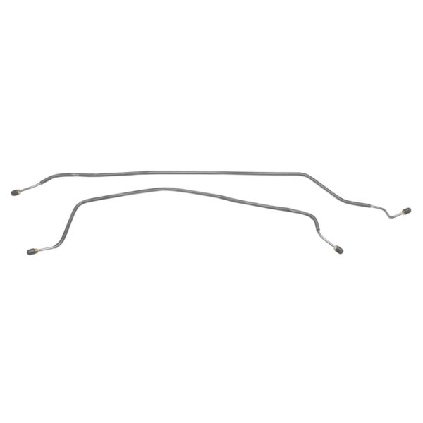 '73-'80 Rear Axle Brake Line Pair - Stainless Steel, 1/2 Ton 4WD Five Lug Standard
