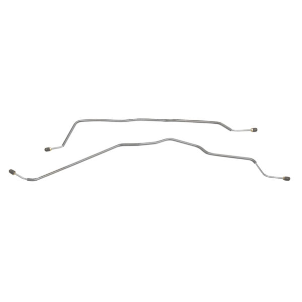 '73-'80 Rear Axle Brake Line Pair - 3/16" OE Steel, 3/4 Ton 2WD Six Lug Standard Rear