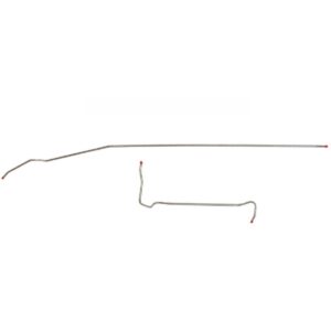 '71 Main Fuel Line Pair - 3/8" OE Steel, 1/2 Ton 2WD V8
