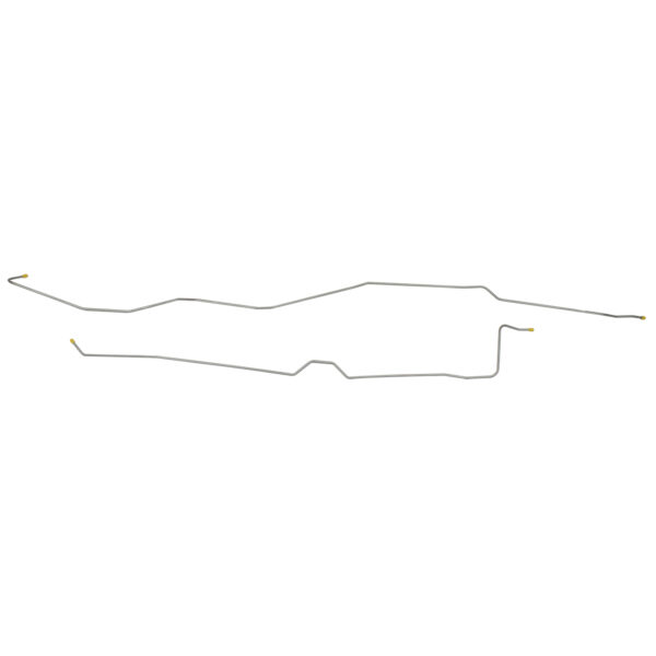 '73-'80 Fuel Return Line Pair - 1/4" Stainless Steel, 4WD V8 K5