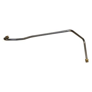 '71-'72 Pump to Carb Line with AC Short Pump, Side Inlet - 3/8" OE Steel, 2WD 4bbl 350cid