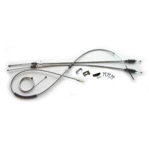'69-'72 Parking Brake Cable Kit, Coil Rear - OE Steel, C10 T350 Longbed