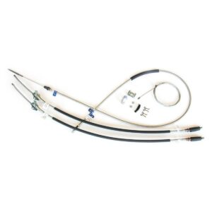 '69-'72 Parking Brake Cable Kit - OE Steel, 3/4 Ton 4WD Longbed