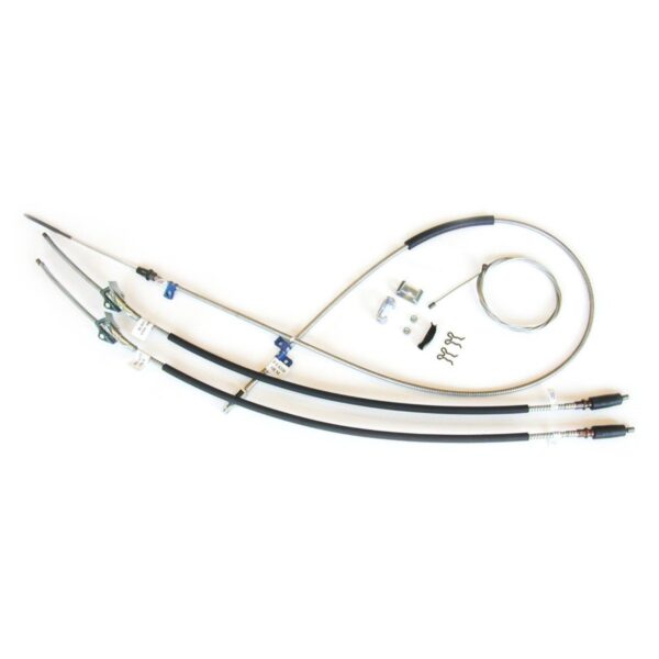 '69-'72 Parking Brake Cable Kit - Stainless Steel, 3/4 Ton 4WD Longbed