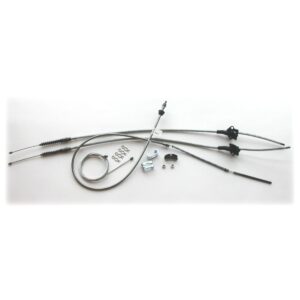 '73-'984 Parking Brake Cable Kit - Stainless Steel, 3/4 Ton 4WD Longbed