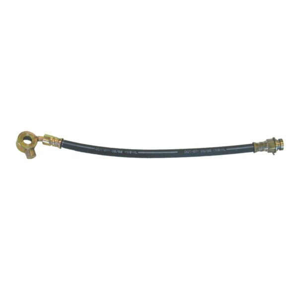 '71-'72 Left Front Rubber Disc Brake Hose - 1/2 Ton 2WD