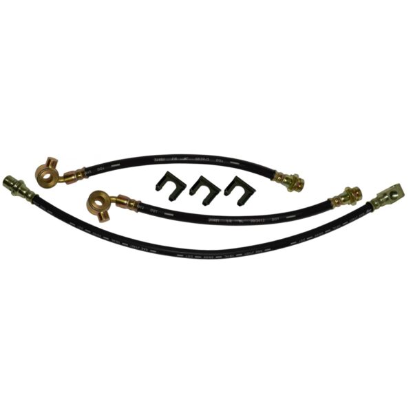 '72 Front Disc Rear Drum Brake Hose Kit, Coil Rear - 6 Piece, 2WD C10 C20