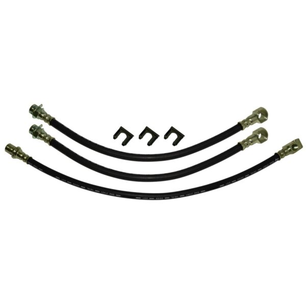 '71-'72 Rubber Brake Hose Kit - 6 Piece, 4WD