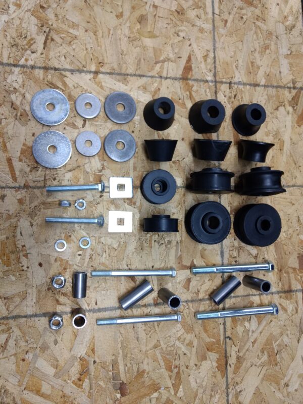 67-68 Chevy & GMC Complete Truck Body Mount Kit – 1/2 ton, 2 Wheel Drive, Steel Bed Floor