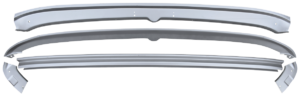 ‘69-’72 BLAZER AND JIMMY WINDSHIELD HEADER REPAIR KIT, 5PC
