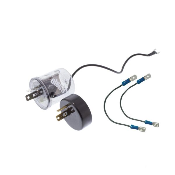 LED Flasher With Reverse Polarity Base & Extension Wires