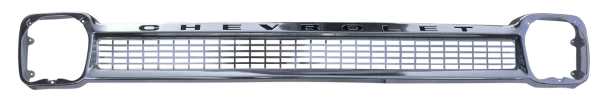 '64-'66 GM LICENSED ALUMINUM CHEVROLET GRILLE