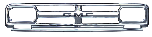 '67 OUTER GRILLE FRAME WITH "GMC" LETTERING