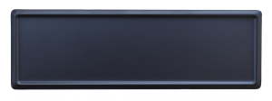 '67-'72 RADIO DELETE PLATE - W/ CLIPS