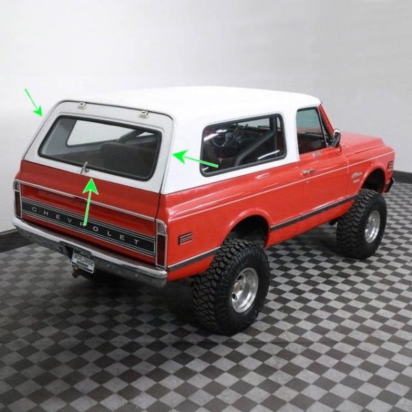 69 - 72 Blazer / Jimmy Liftgate (Hatch to Top) Seal - Image 3