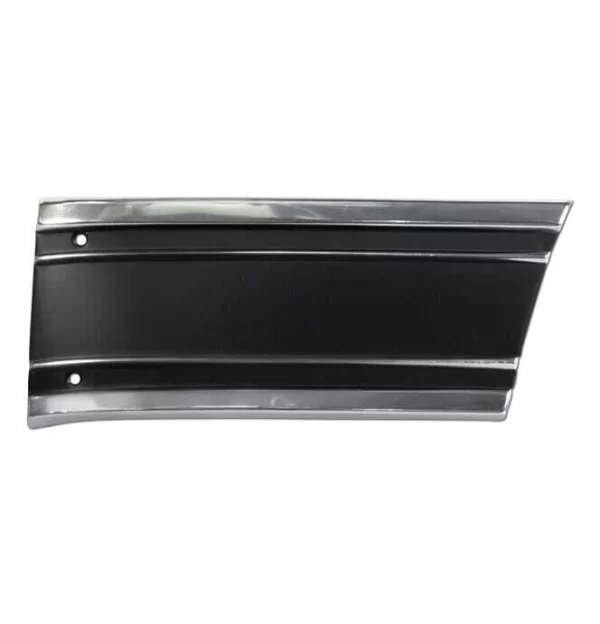 '69-'72 Front Lower Fender Molding - Black