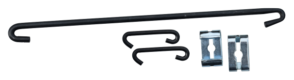 '71-'72 CHEV/GMC K10/K20 4X4 PICKUP PARK BRAKE FRONT CABLE GUIDES AND 14" ROD